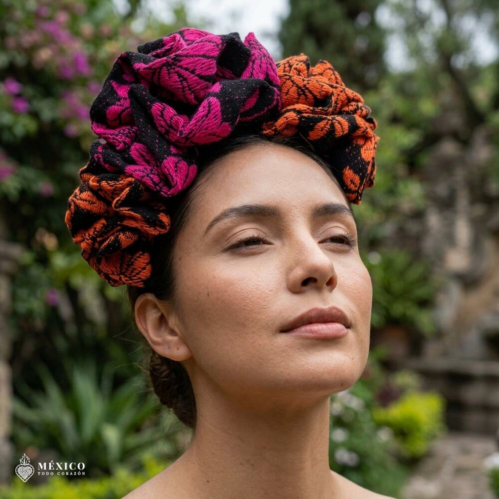 Traditional Mexican Cambaya Headband – Handmade Artisan Diadema